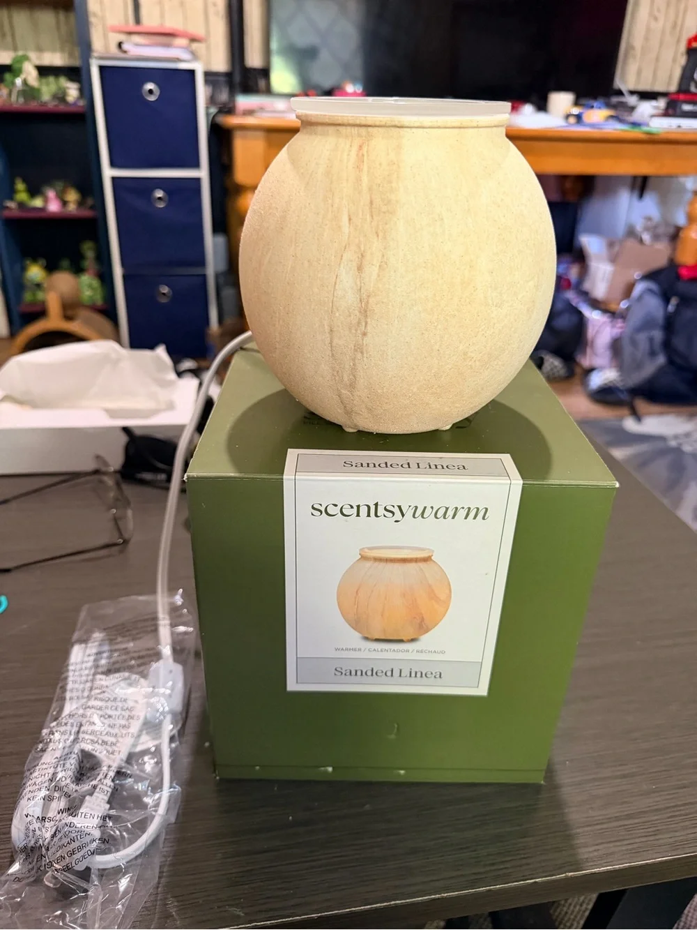 Scentsy Sanded Linea Warmer